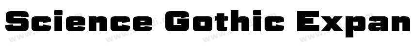 Science Gothic Expan字体转换 Science Gothic Expan字体转换